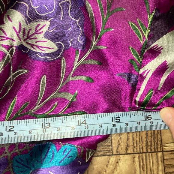 Wet Seal Purple and Blue Floral Kimono - Picture 6 of 6